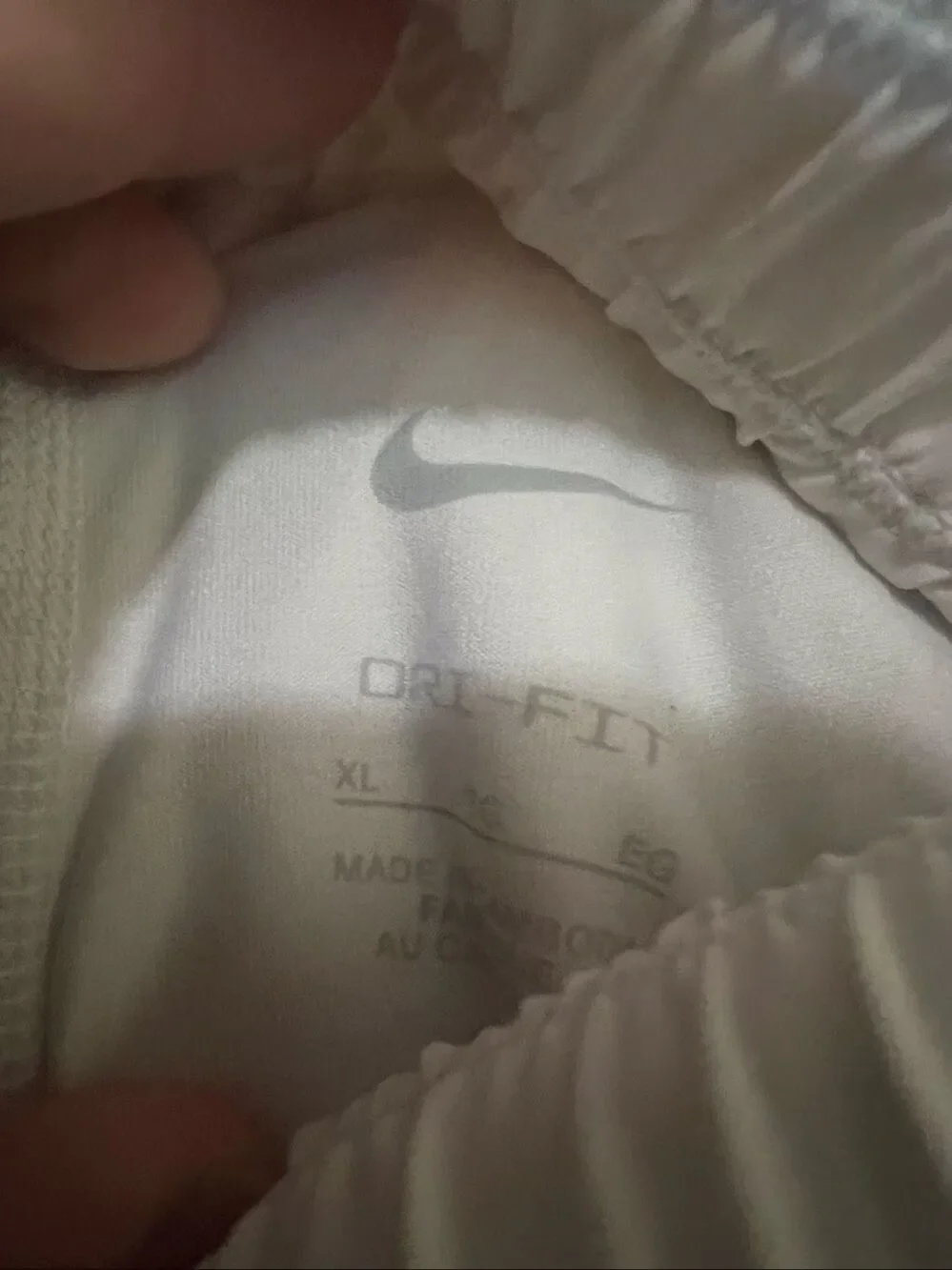 Nike Dri-Fit White Skort Womans Size XL
